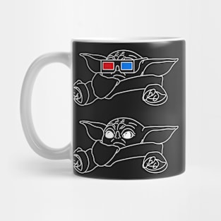 Copy of Alien wearing 3D glasses (2) Mug